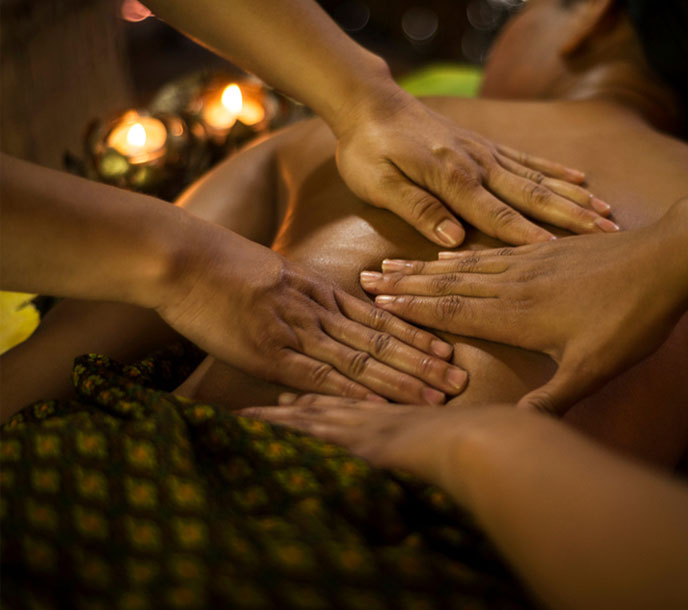 Experience double the relaxation with a four-hand massage